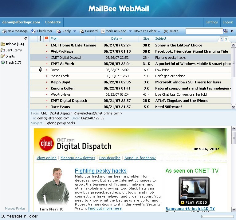 MailBee WebMail Pro PHP