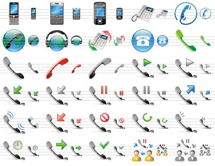 Phone Toolbar Icons
