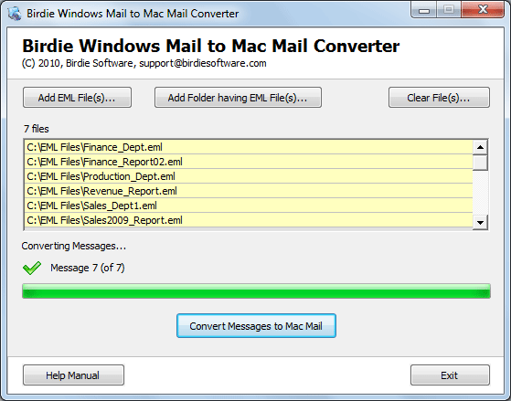 Windows Live Mail to Entourage