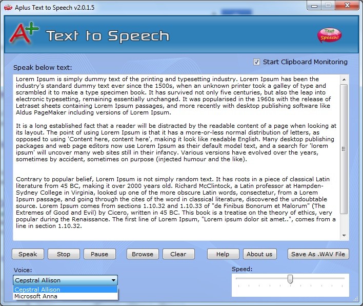 Aplus Text to Speech