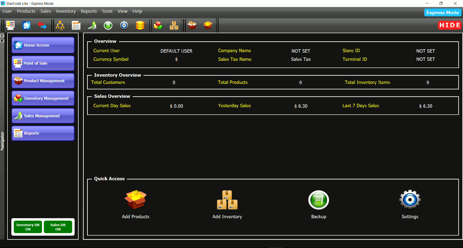 StarCode Lite POS and Inventory Manager