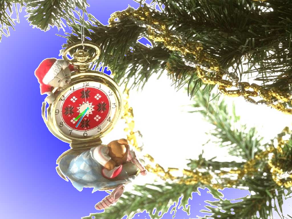 7art Christmas-tree Clock ScreenSaver