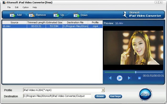 iStonsoft Free iPad Video Converter