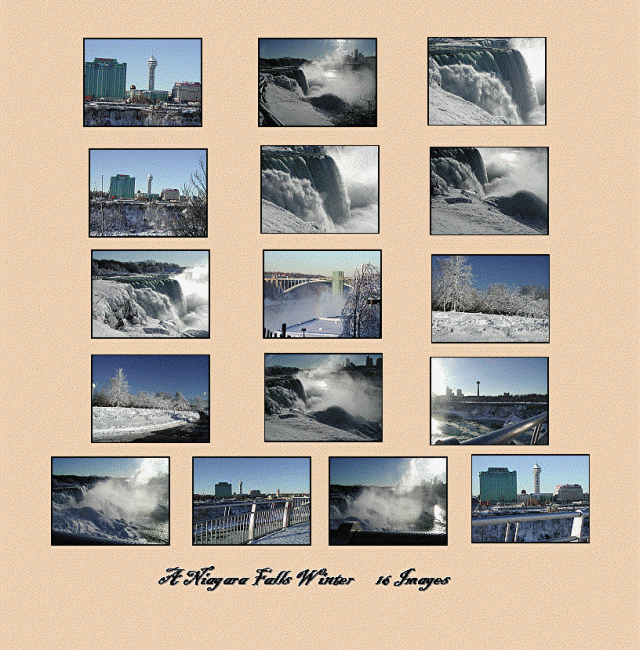 A Niagara Falls Winter Screensaver