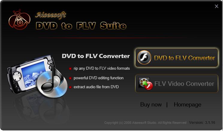 Aiseesoft DVD to FLV Suite