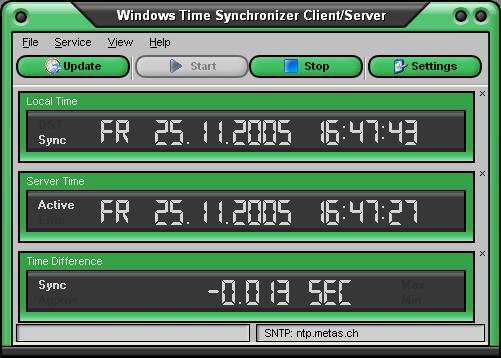 Windows Time Synchronizer