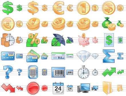 Business Toolbar Icons