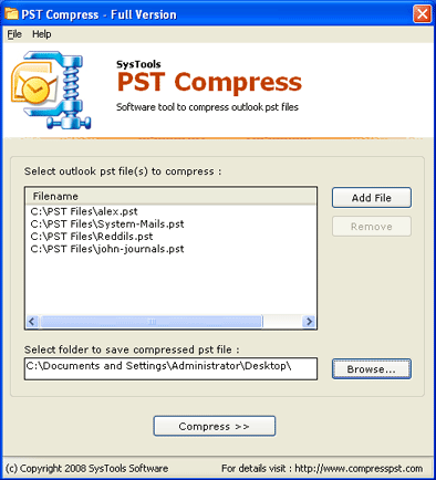 PST Compress