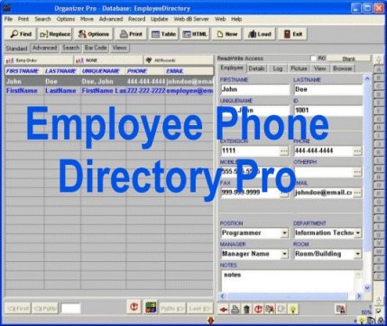 Employee Phone Directory Pro