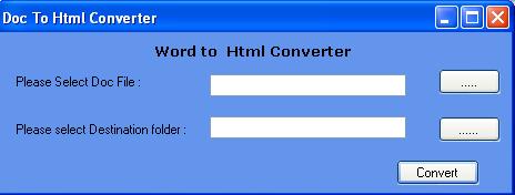 Doc To HTML Converter