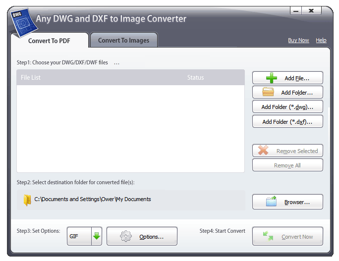 Any DWG and DXF to Image Converter 2012