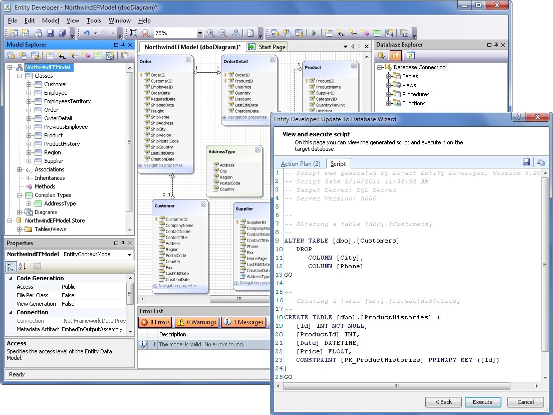 Entity Developer for SQL Server