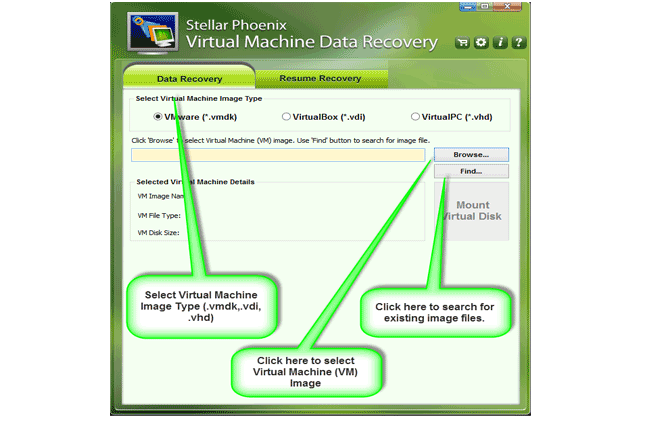 Stellar Phoenix Virtual Machine Data Recovery