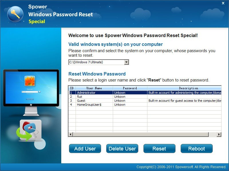 Windows Password Reset Special Unlimited