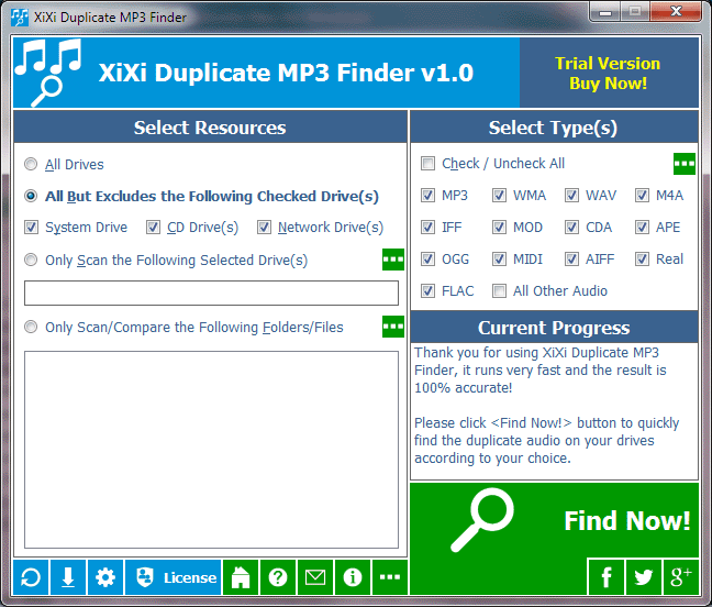 XiXi Duplicate MP3 Finder