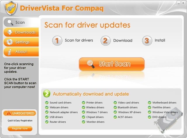 DriverVista For Compaq