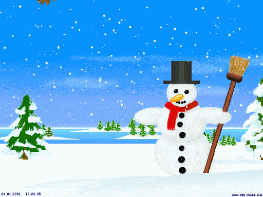 Happy Snowman Screensaver