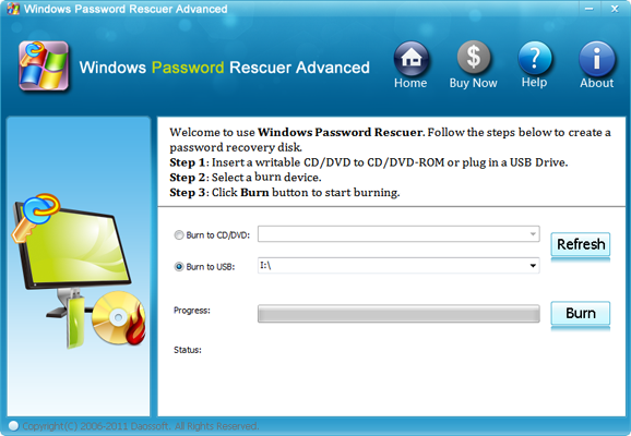 Windows Password Rescuer Advanced