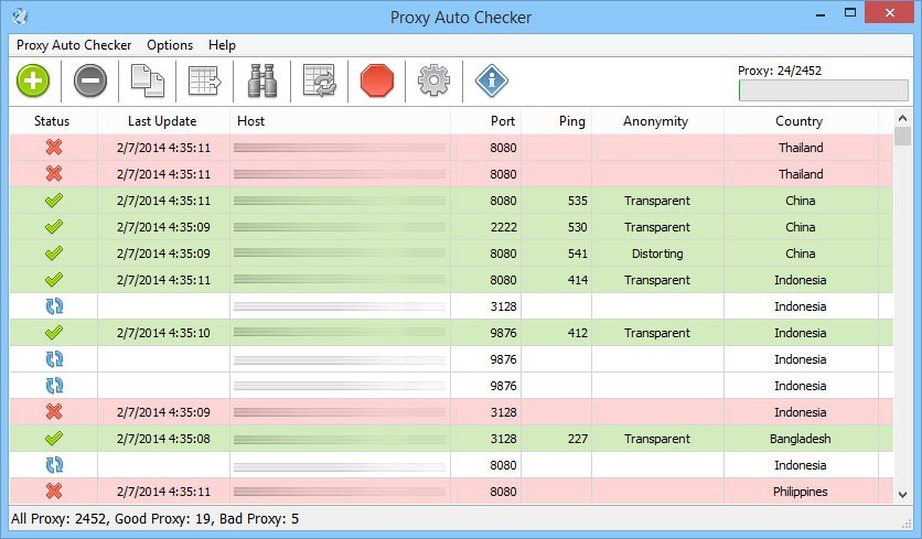 Proxy Auto Checker
