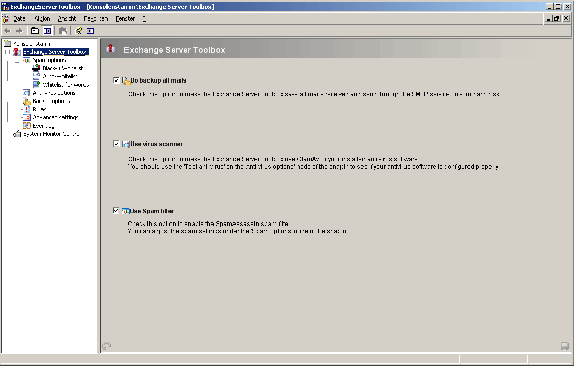 Free Antivirus Exchange 2007