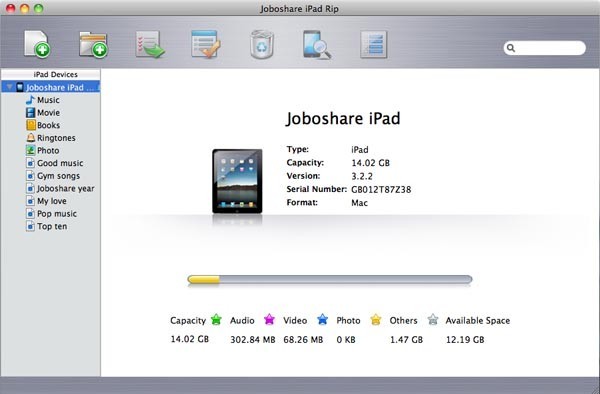 Joboshare iPad Rip for Mac