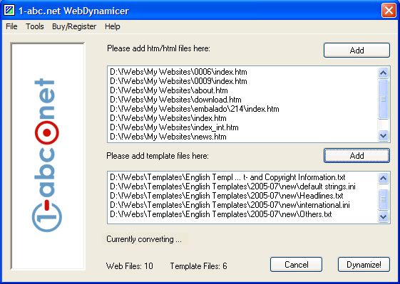 1-abc.net WebDynamicer