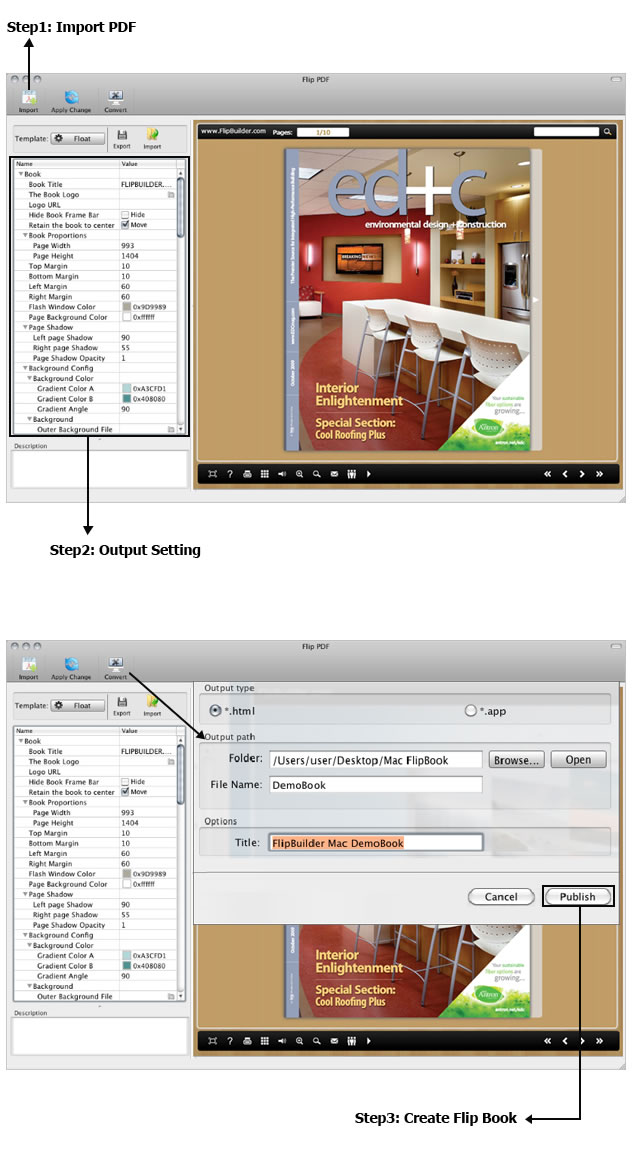 Flip PDF for Mac OS X