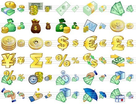 Large Money Icons