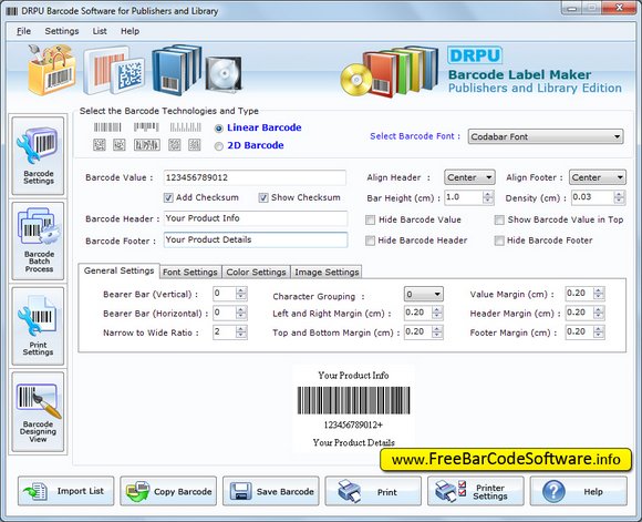 Barcode Printer for Libraries