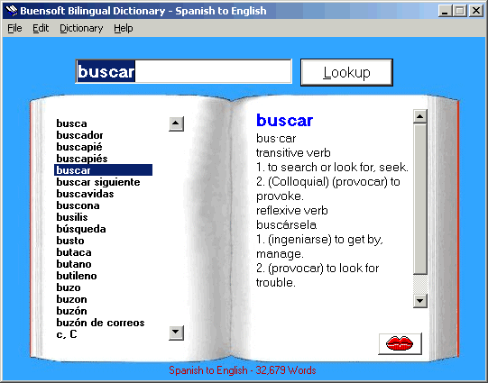 Buensoft Bilingual Talking Dictionary