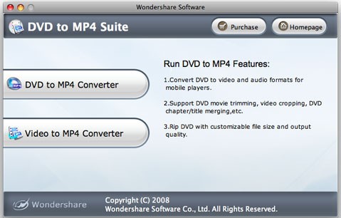 Christmas Discount Mac DVD to MP4+Video to MP4 Converter