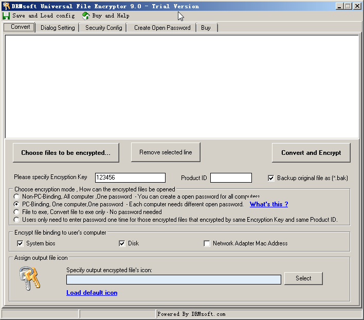 DRMsoft Universal File to EXE Converter