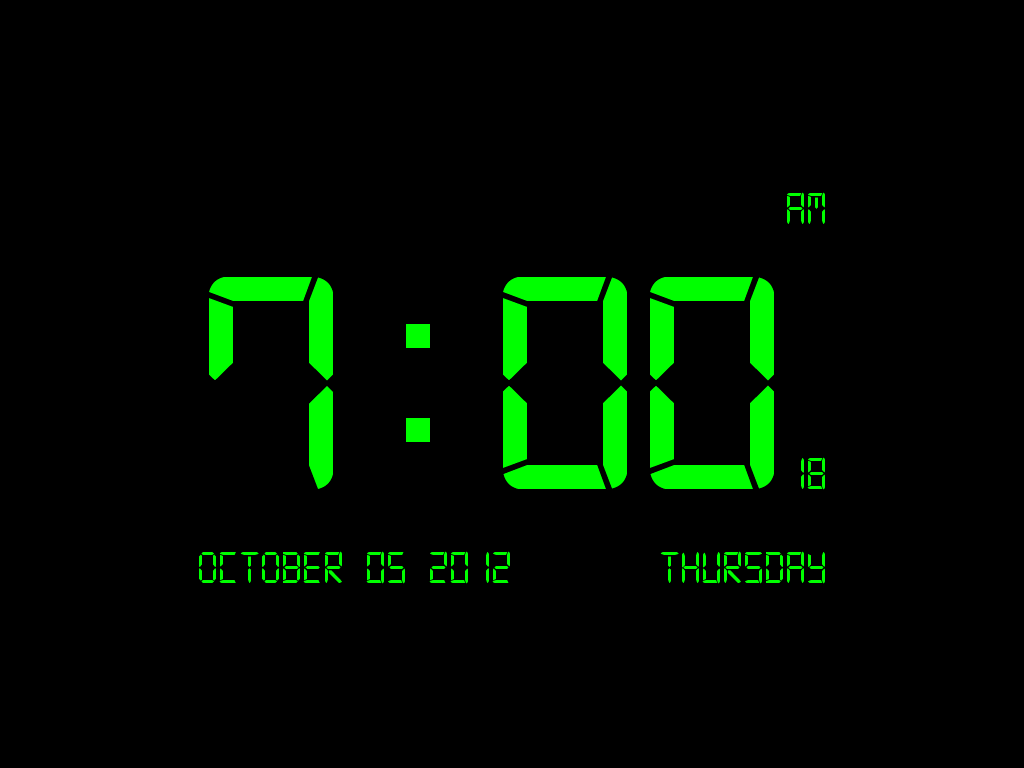 Digital Clock-7