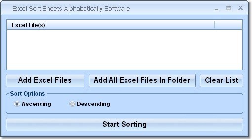 Excel Sort Sheets Alphabetically Software