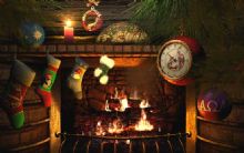 Fireside Christmas 3D Photo Screensaver