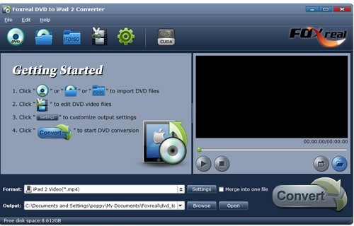Foxreal DVD to iPad 2 Converter V