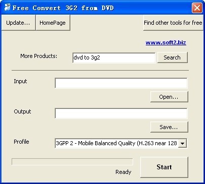 Free Convert 3G2 from DVD