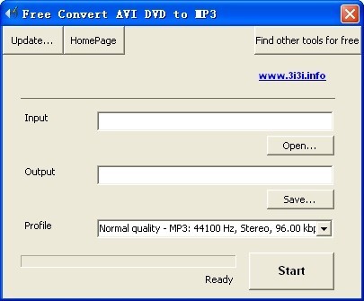 Free Convert AVI DVD to MP3