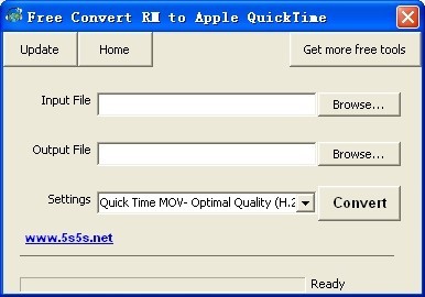 Free Convert RM to Apple QuickTime