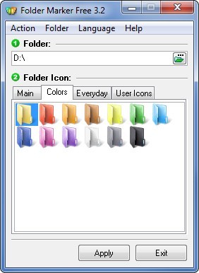 How to change folder icon