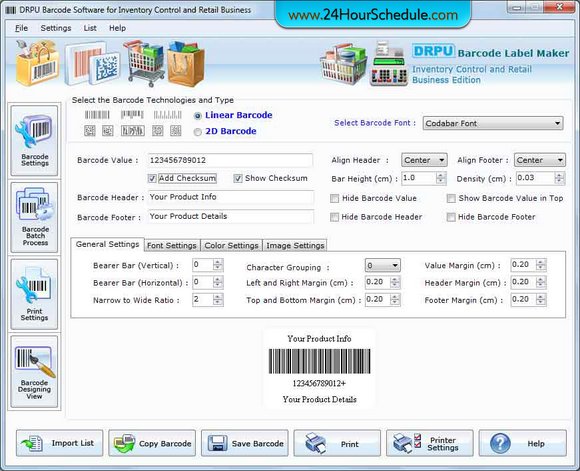 Inventory Tracking Barcode Label
