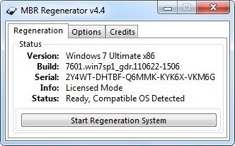 Mbr Regenerator 4.6 For Windows 8