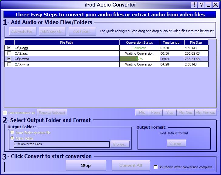 MPN iPod Audio Converter