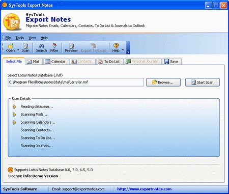 Notes to Outlook Converter