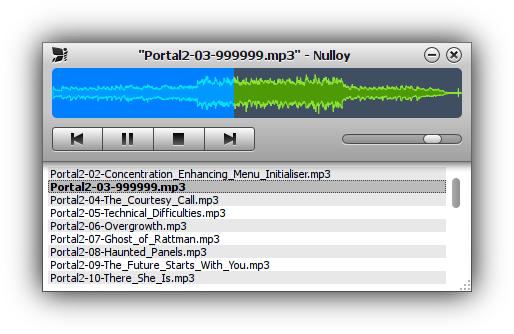Nulloy for Mac OS X
