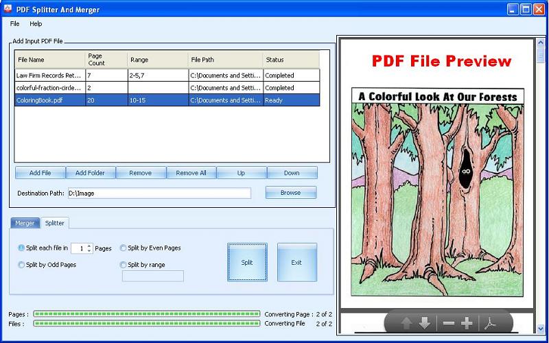 PDF Join Split software