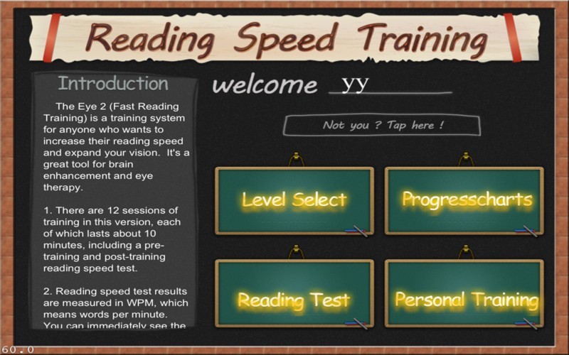 Reading Speed Training