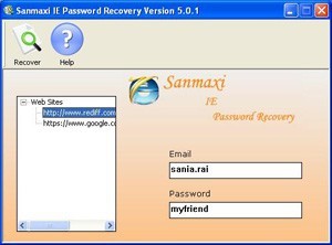 Sanmaxi IE Password Recovery
