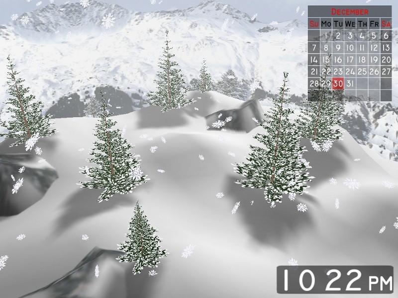 Snow Dance 3D Screensaver