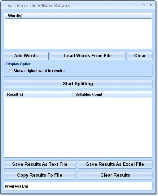 Split Words Into Syllables Software